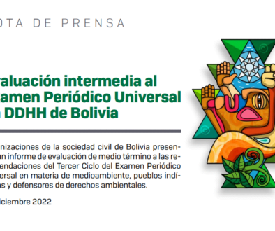 EPUBolivia informe de medio término DDHH
