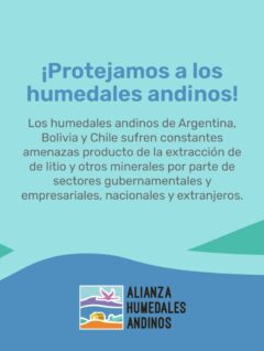 Declaratoria de la Alianza por los Humedales Andinos para promover su protección y preservación