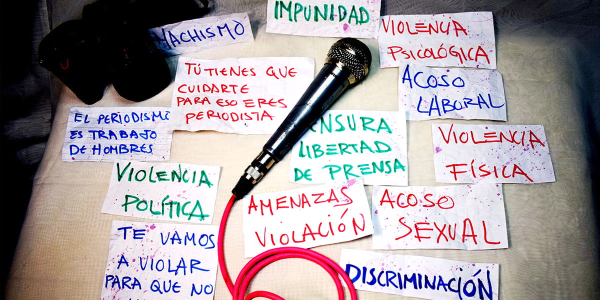 Violencia e impunidad amenazan con silenciar las voces de mujeres periodistas.