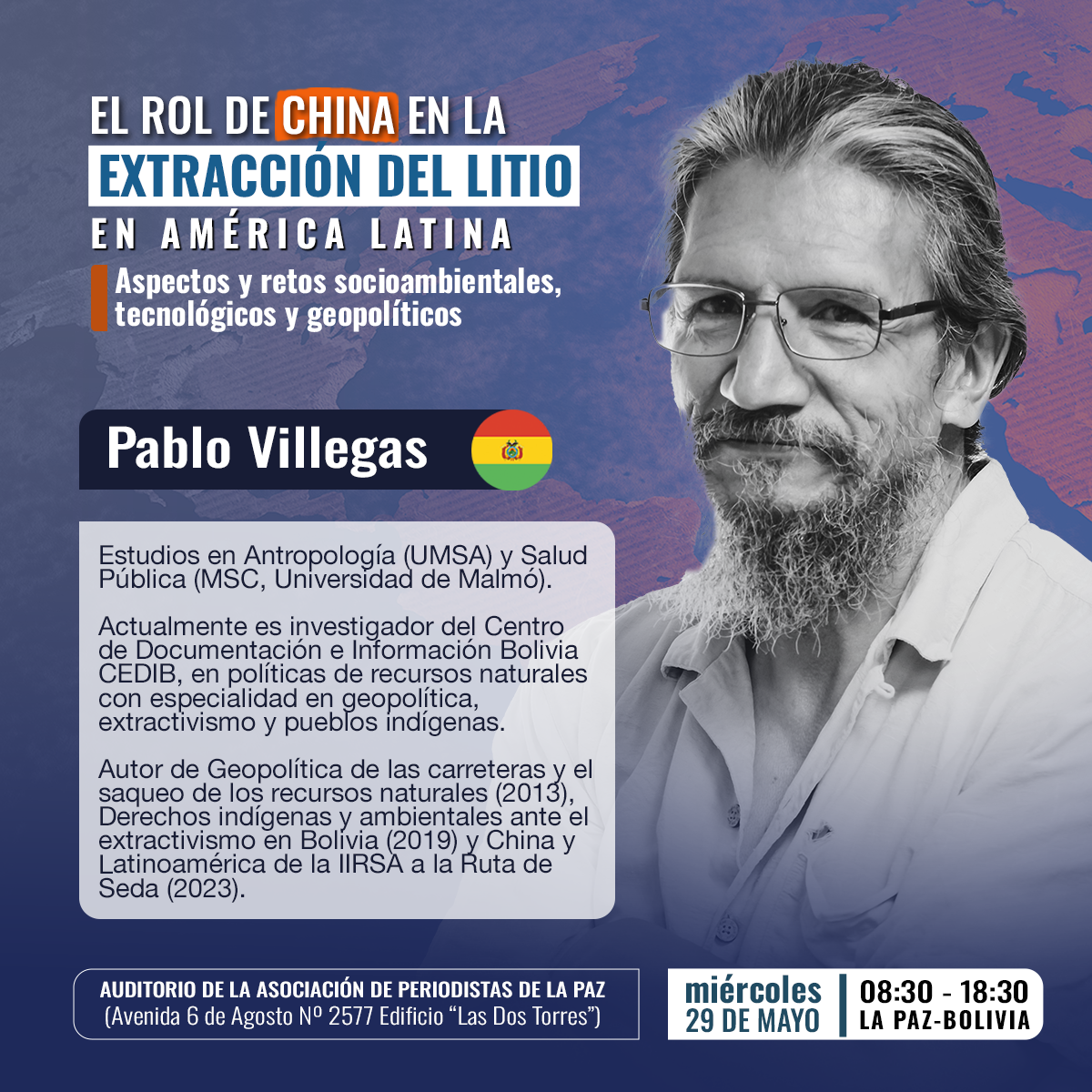 Tema: El contexto geopolítico en la carrera por el litio: el rol de la tecnología y China