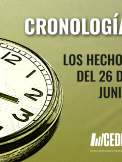 Cronología de los hechos del 26 de junio