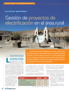 Petropress 6 | Gestión de proyectos de electrificación en el área rural