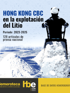 Base de datos | Hong Kong CBC en la explotación del Litio