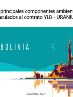 Diapositiva | Análisis de los principales componentes ambientales que están vinculados al contrato YLB y URANIUM