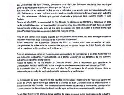 Voto Resolutivo Río Grande | 2025