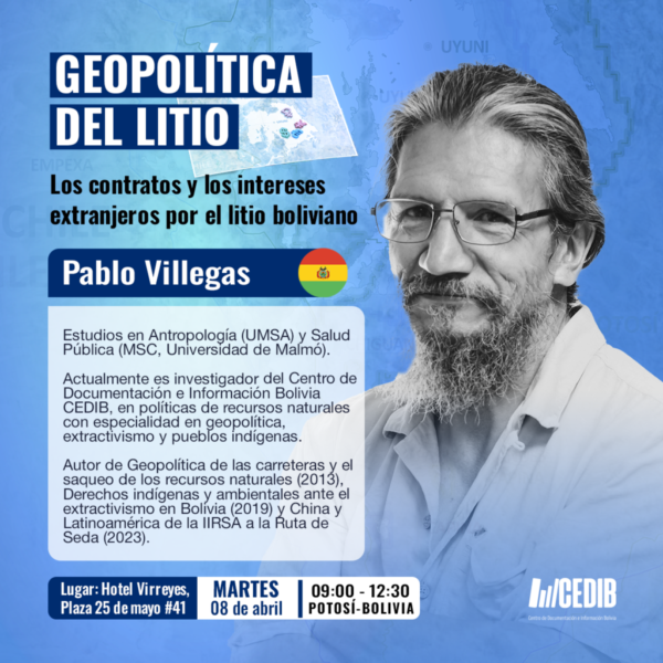 bibliografias geopolitica del litio- Pablo Villegas