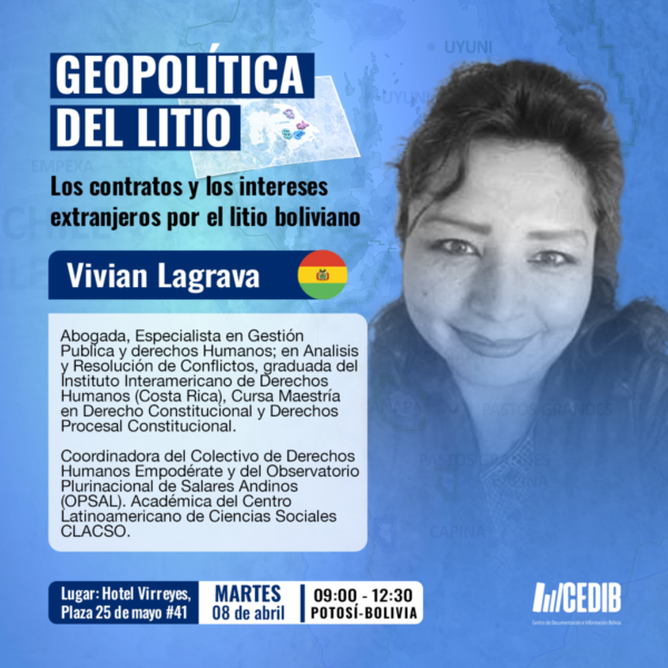 bibliografias geopolitica del litio- Vivian Lagrava