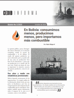 Cedib Informa | En Bolivia consumimos menos, producimos menos e importamos más