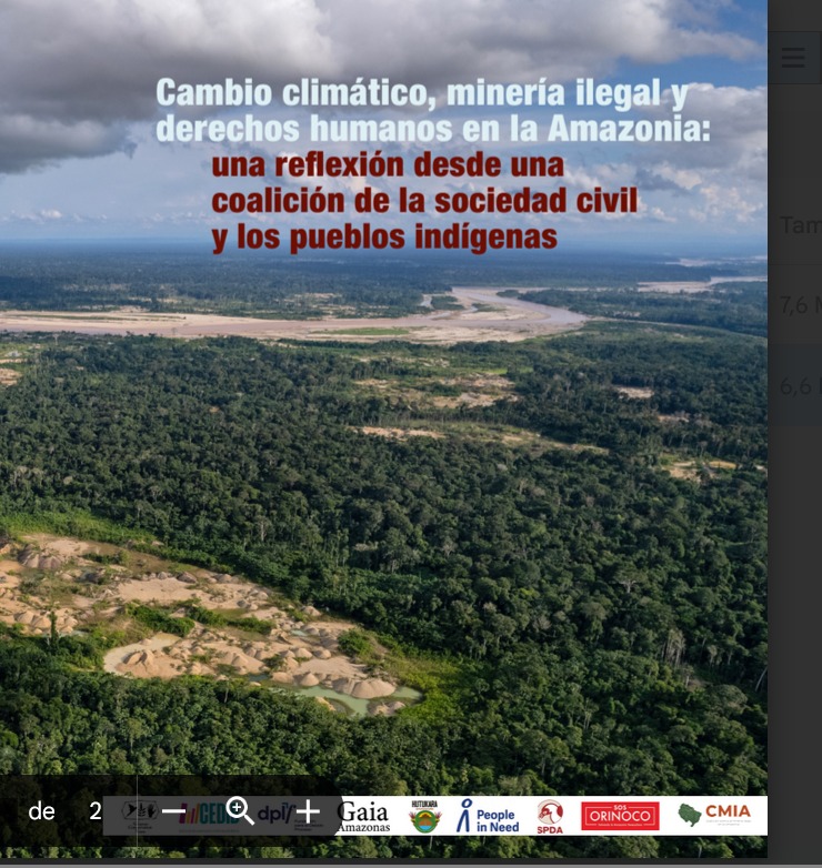 WhatsApp Image 2025-10-23 at 4.23.28 PM Informe cambio climático, minería ilegal y derechos humanos en la amazonía | COP30 Brasil