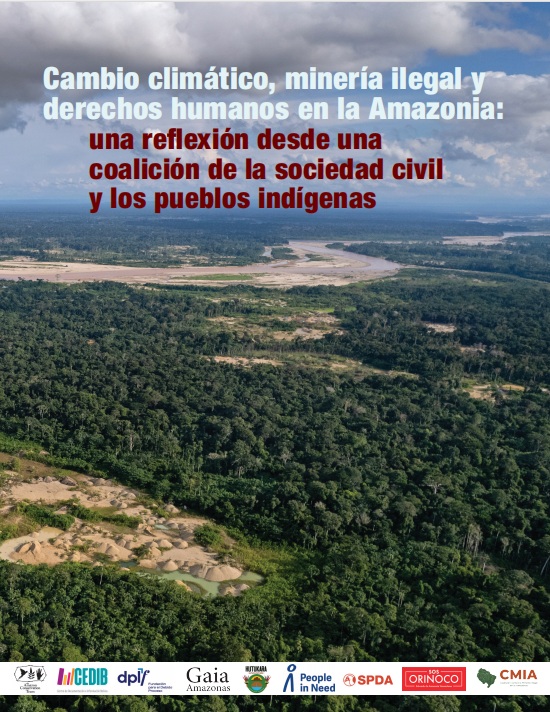 portada cmia Informe cambio climático, minería ilegal y derechos humanos en la amazonía | COP30 Brasil