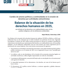 Balance de la situación de los derechos humanos en 2025