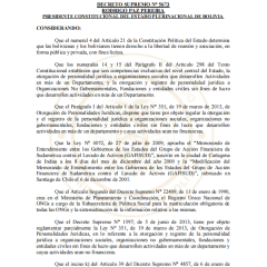 Decreto Supremo 5673